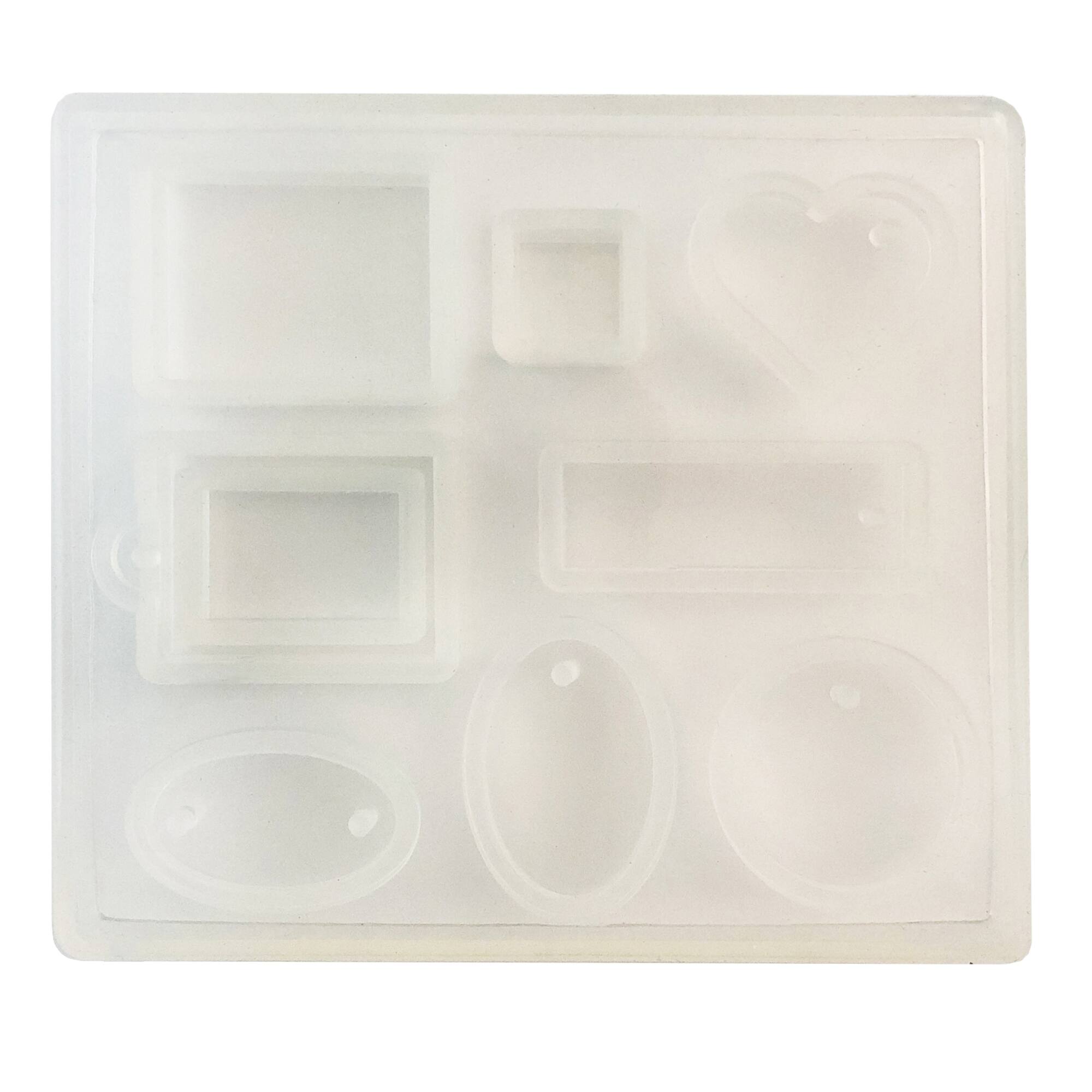 Blue Moon Studio™ UV Resin Craft Basic Shapes Flat Mold